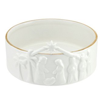 Nativity T5020 Ceramic Serving Bowl