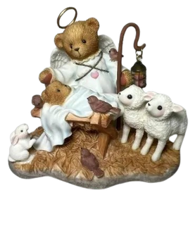 Cherished Teddies 796787 Everyone Needs Someone To Watch Over Them Nativity Eve