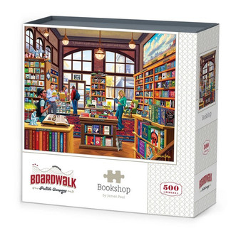Book Shop Store 500 Piece Jigsaw Puzzle 16 x 20" Boardwalk