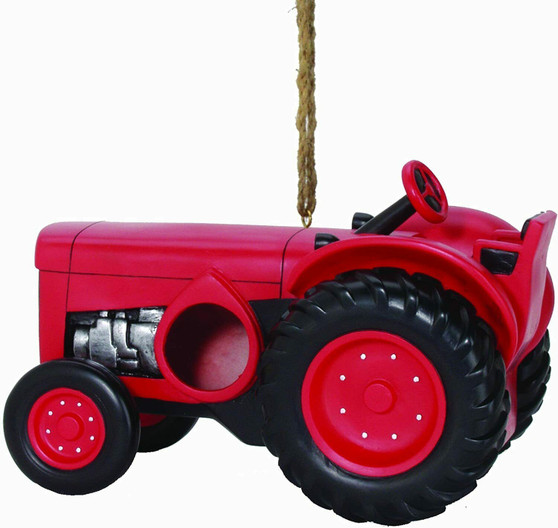 Red Tractor 10246 Weather Resistant Indoor Outdoor Birdhouse 10” H Spoontiques