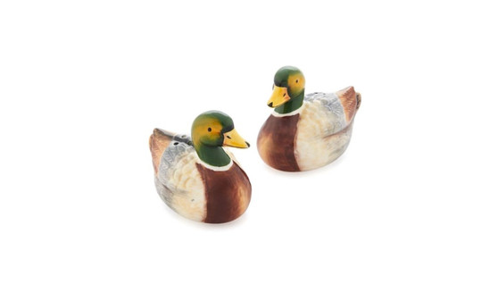 Mallard Duck 43849 Lake Life 3D Ceramic Salt and Pepper Set 2.75"