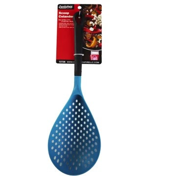 Scoop Colander Strainer 15" H Large Skimmer Slotted Spoon Drain Quickly From Pan Wok Oven