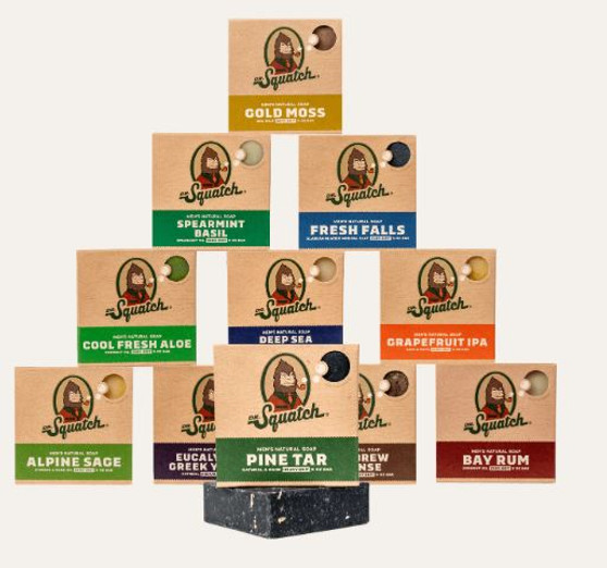 Dr. Squatch Exfoliating Men's Natural Soap Bar
