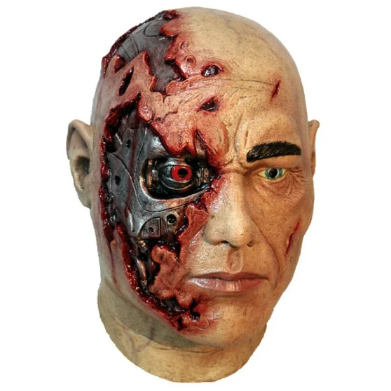 Cyborg 26729 Full Head Costume Latex Mask Cosplay Adult One Size