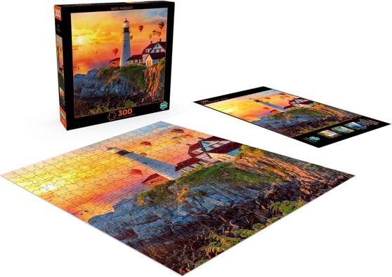 Safe Passage Lighthouse 300 Large Piece Jigsaw Photography Images