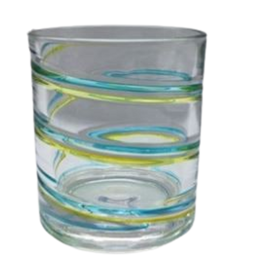 Swirls 50111 Spinning Aerating Whisky Old Fashioned Rocks Glass 11 oz USA