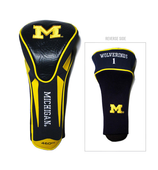 Michigan Wolverines NCAA Single Apex Oversize Driver Golf Club Headcover