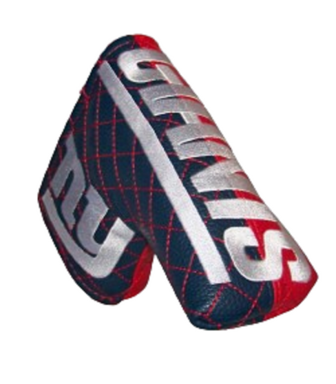 New York Giants NFL Quilted Split Tour Blade Putter Golf Club Head Cover Embroidered Logo