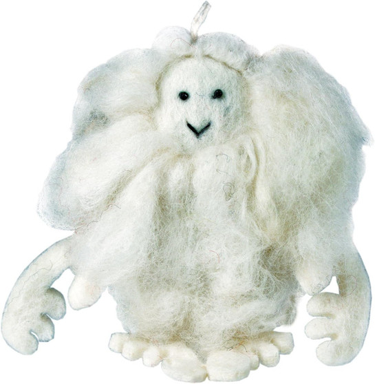 Yeti Joe 471281 Abominable Snowman Wild Woolies Felted Sheep Wool Ornament 4" H Yeti Joe 471281 Abominable Snowman Wild Woolies Felted Sheep Wool Ornament 4" H