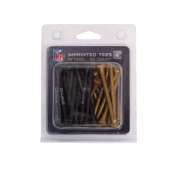 New Orleans Saints NFL 50 Tee Pack of 2-3/4″ Regulation Tees Team Golf