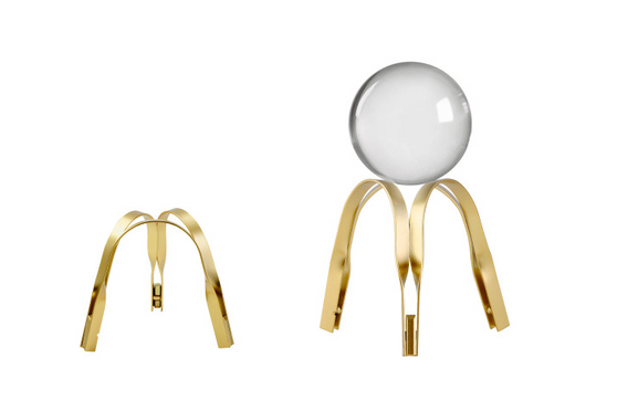 Crystal Ball Metal Stand - Arches