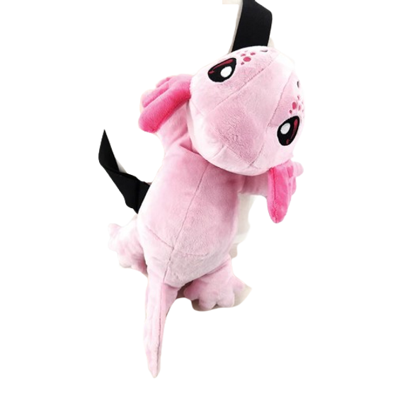 Axolotl CH83387 3D Plush Mini Sling Backpack 19" H Axolotl CH83387 3D Plush Mini Sling Backpack 19" H