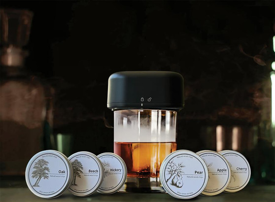 Electric Smoker Cocktail Set Food and Drink Cold Smoking Culinary Scented Wood Chips