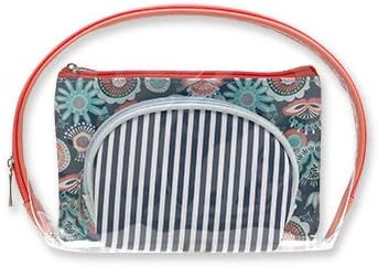 Travel Make up Bags 221175 Cosmetic Case Set of 3 Sage & Emily