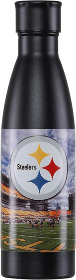 Pittsburgh Steelers Hot Cold Stainless Steel Water Soda Beer Bottle 18 oz Heinz Field
