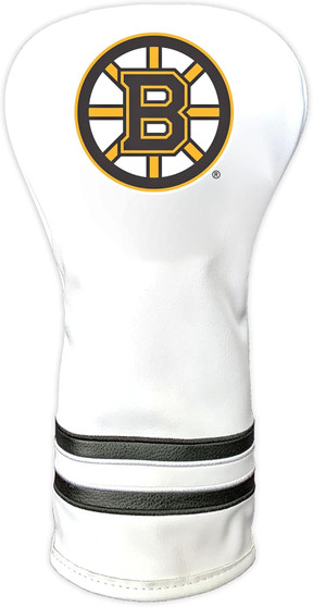 Boston Bruins NHL Vintage Driver Logo Golf Club Head Cover White