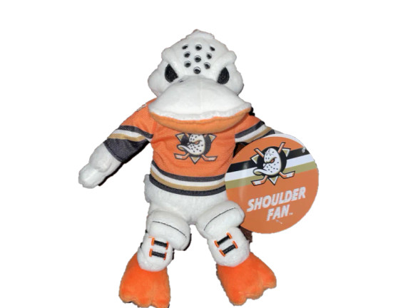 Anaheim Ducks NHL Mascot Wild Wing 7" H Shoulder Buddy Stuffed Animal Plush Doll Toy