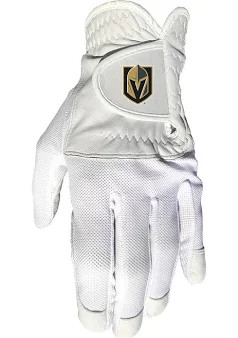 Las Vegas Golden Knights NHL Mesh Leather Golf Glove Left Hand for Right Handed Golfer