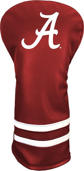 Alabama Crimson Tide NCAA Large Logo Vintage Driver Golf Club Head Cover