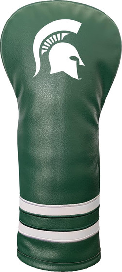 Michigan State Spartans NCAA Large Logo Vintage Fairway Golf Club Head Cover