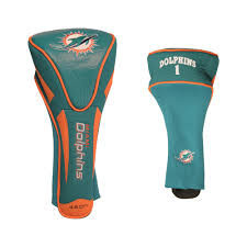 Miami Dolphins NFL Single Apex Oversize Driver Golf Club Headcover