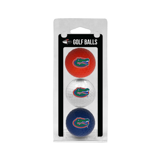 Florida Gators Regulation Size Golf Balls 3 Pk Durable Color Logo