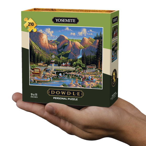 Yosemite 90593 California 210 Piece Personal Mini Jigsaw Puzzle 9 x 11" Dowdle Boardwalk