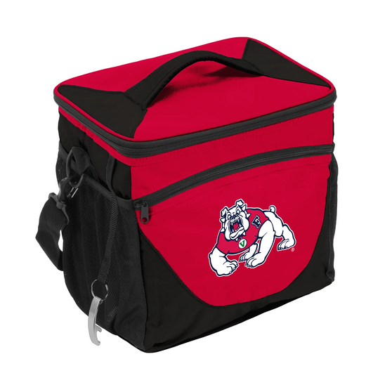 Fresno State Bulldogs NCAA Mascot Logo Insulated Lunch Box 24 Can Cooler Bag