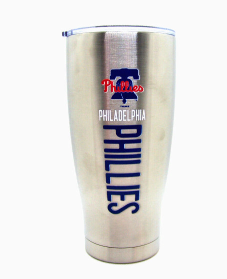 Philadelphia Phillies MLB 20 oz Color Logo Stainless Steel Hot Cold Tumbler