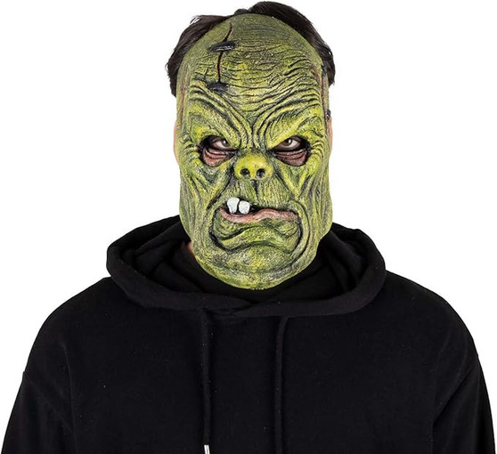 Franky 25635 Young Frankenstein Costume Latex Strap Mask Cosplay Adult One Size