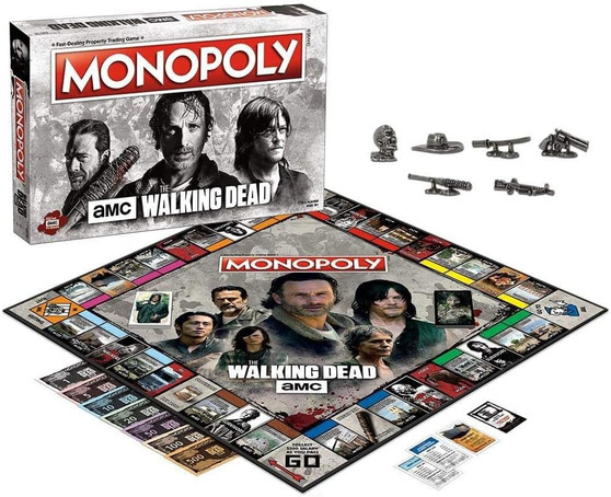 Monopoly AMC The Walking Dead Board Game 2-4 Players