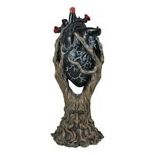 Greenman Ent Holding Black Heart Container 13.19" H