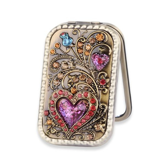 Compact Mirror - Heart