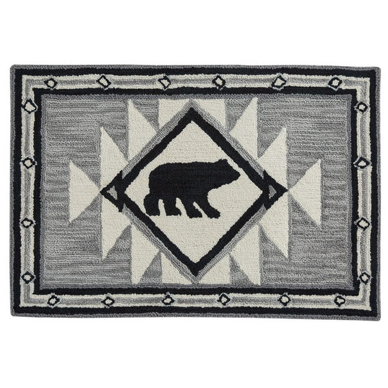Tribal Bear 6980-260 Entryway Rug Floor Mat 24 x 36" by Park Designs Cotton