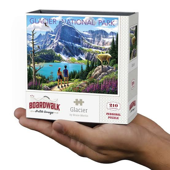 Glacier National Park 90613 210 Piece Personal Mini Jigsaw Puzzle 9 x 11" Dowdle Boardwalk
