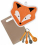 Kitschn Glam Foxy Hot to Chop Fox Bake Set Cutting Board Pot Holder Measuring