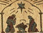 Manual Woodworkers & Weavers Table Runner, Away in A Manger
