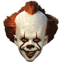 Pennywise Clown IT Full Head Mask Costume Latex Mask w/ Hair Halloween Cosplay