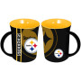 Pittsburgh Steelers NFL Reflective Metallic Coffee Tea Cup Mug Ceramic 15 oz