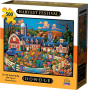 Harvest Festival Pumpkin Patch 500 Piece Jigsaw Puzzle 16 x 20" Dowdle Folk Art