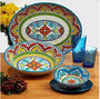 Seville 28885 Oval Serving Platter Talavera Pottery Heavy Weight Melamine 18 x 13.5"