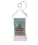 Woodland Tree LED Light Up Mini Shimmer Lantern 4.75" H by Ganz