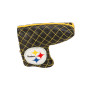 Pittsburgh Steelers NFL Quilted Split Tour Blade Putter Golf Club Head Cover Embroidered Logo