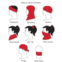 Pirate Skull Crossbones Hair or Face Wrap Multifunctional Bandanna Headband Scarf Neck Gaiter