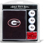 Georgia Bulldogs NCAA Regulation Size Golf Balls Tees Embroidered Towel Set