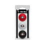 Georgia Bulldogs NCAA Regulation Size Golf Ball Set of 3