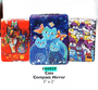Cats 65029 All Over Pattern Rectangle Compact Mirror ASSORTED COLORS