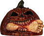 Killer Carnivorous Pumpkin w/ Foot 27934 Standing Creature Halloween Prop Figurine 11.4" L Latex