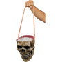 Tan Skull 27959 Treat Bag Candy Pail Bucket Latex