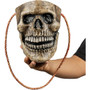 Tan Skull 27959 Treat Bag Candy Pail Bucket Latex